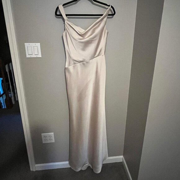 AW Bridal Mermaid Style Floor-Length Bridesmaid Dress - Picture 6 of 7